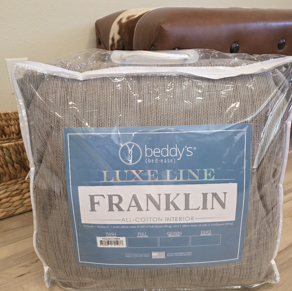 Beddy's Luxe Line Franklin Twin Bedding
